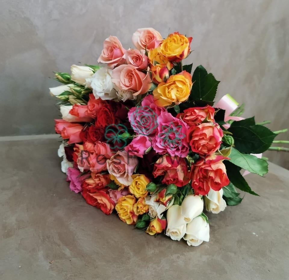 Букет цветов из: Розы в Шелковской