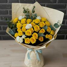 Букет цветов из:  Розы в Шелковской