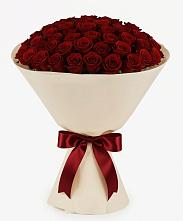 Букет 101 Бордовая роза Блэк Бакарра #REPLACE_PRED# Шелковской