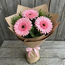 Букет цветов из:  Герберы в Шелковской