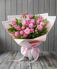 Букет Розовый кустик #REPLACE_PRED# Шелковской