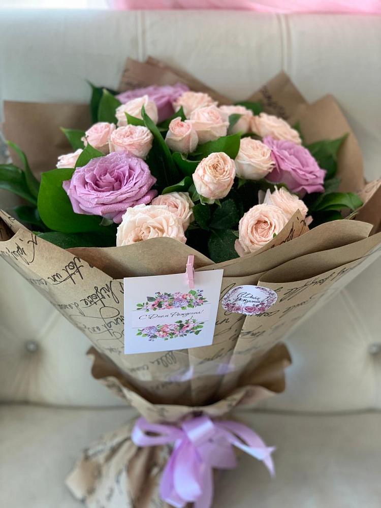 Букет цветов из: Розы в Шелковской