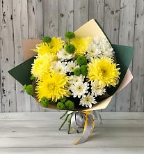 Букет цветов из:  Хризантемы в Шелковской