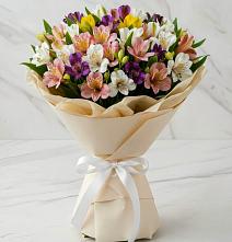 Букет цветов из:  Альстромерии #REPLACE_PRED# Шелковской