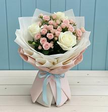 Букет цветов из:  Розы в Шелковской