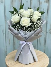 Букет цветов из:  Розы в Шелковской