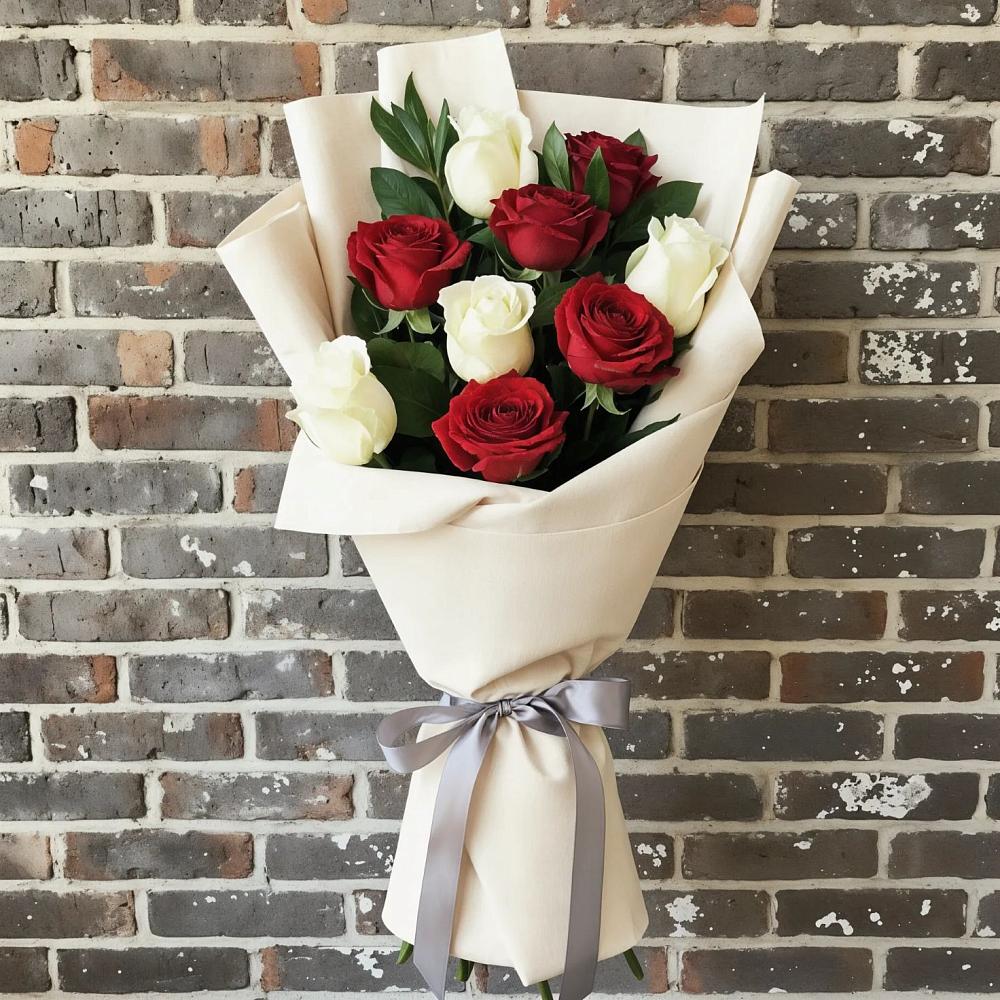 Букет цветов из: Розы в Шелковской