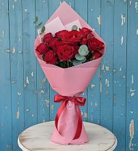 Букет цветов из:  Розы в Шелковской