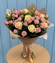 Букет цветов из:  Розы в Шелковской