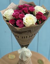 Букет цветов из:  Розы в Шелковской