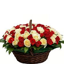 Премиум букет из: Розы в Шелковской