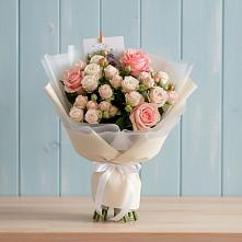 Букет цветов из:  Розы в Шелковской