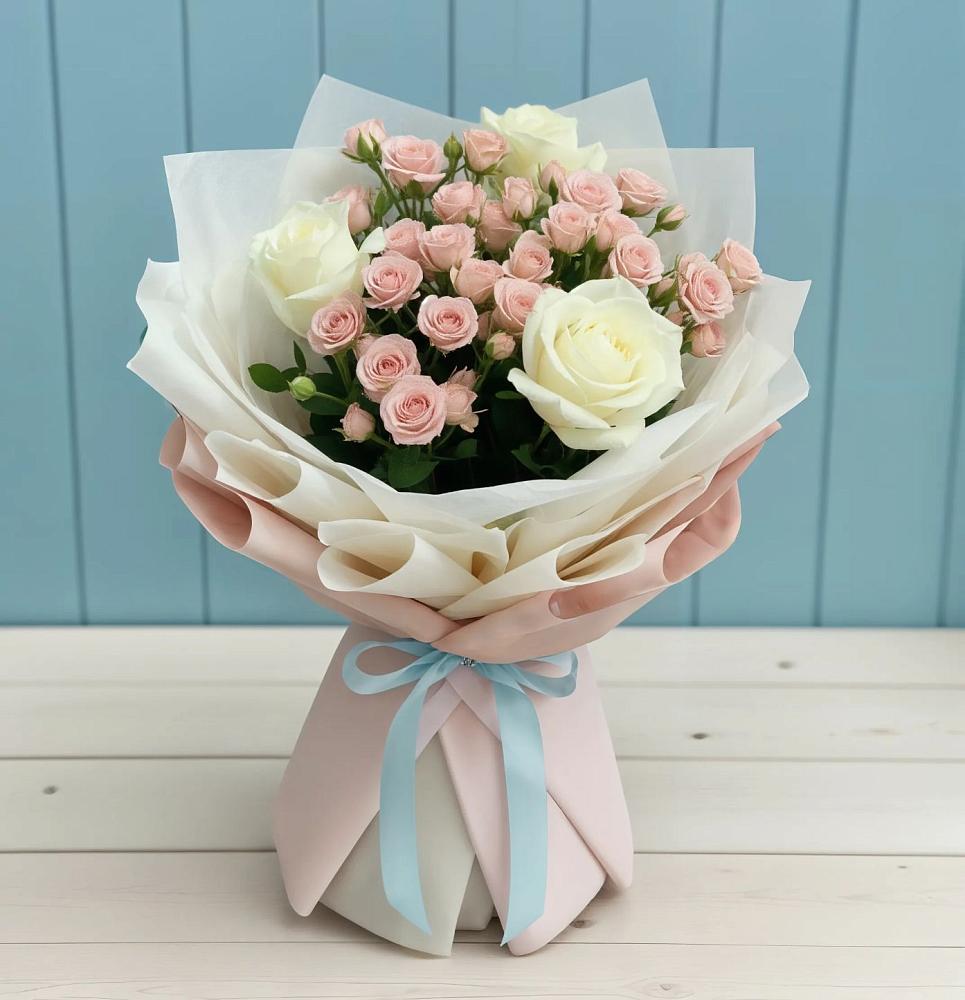 Букет цветов из: Розы в Шелковской