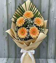 Букет цветов из:  Герберы в Шелковской