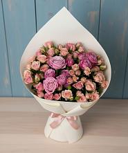 Букет цветов из:  Розы #REPLACE_PRED# Шелковской